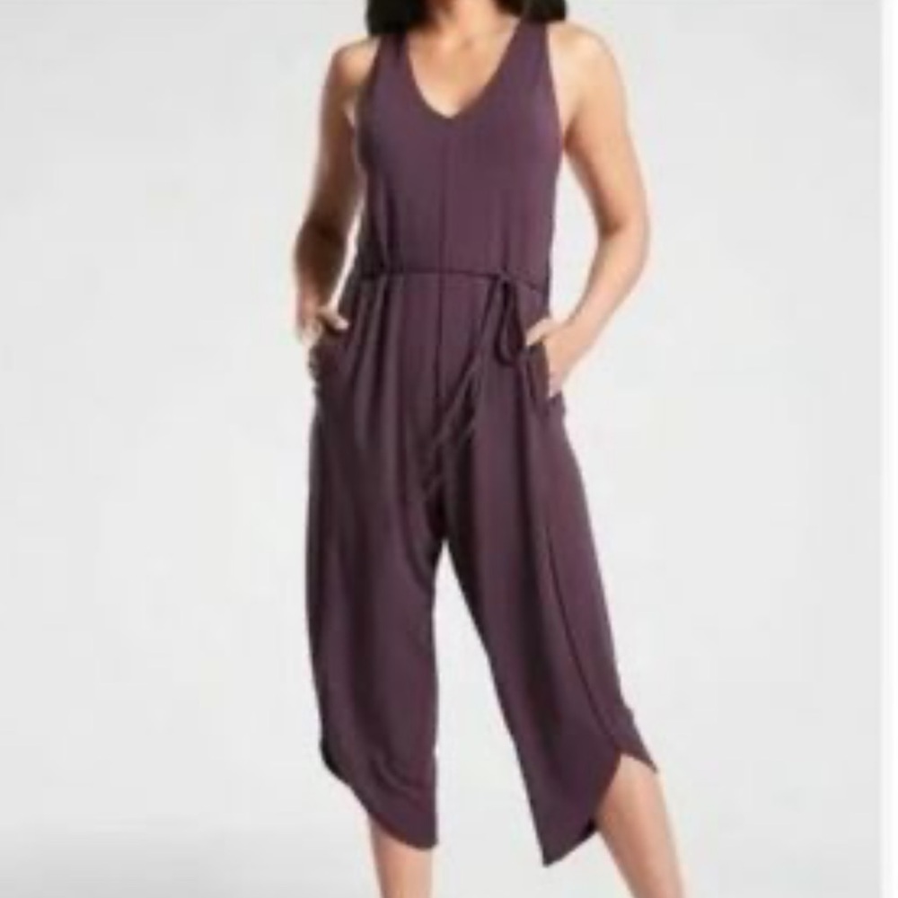 Athleta Flow‎ With It Romper Agate Purple Size XXS Plum Jumpsuit